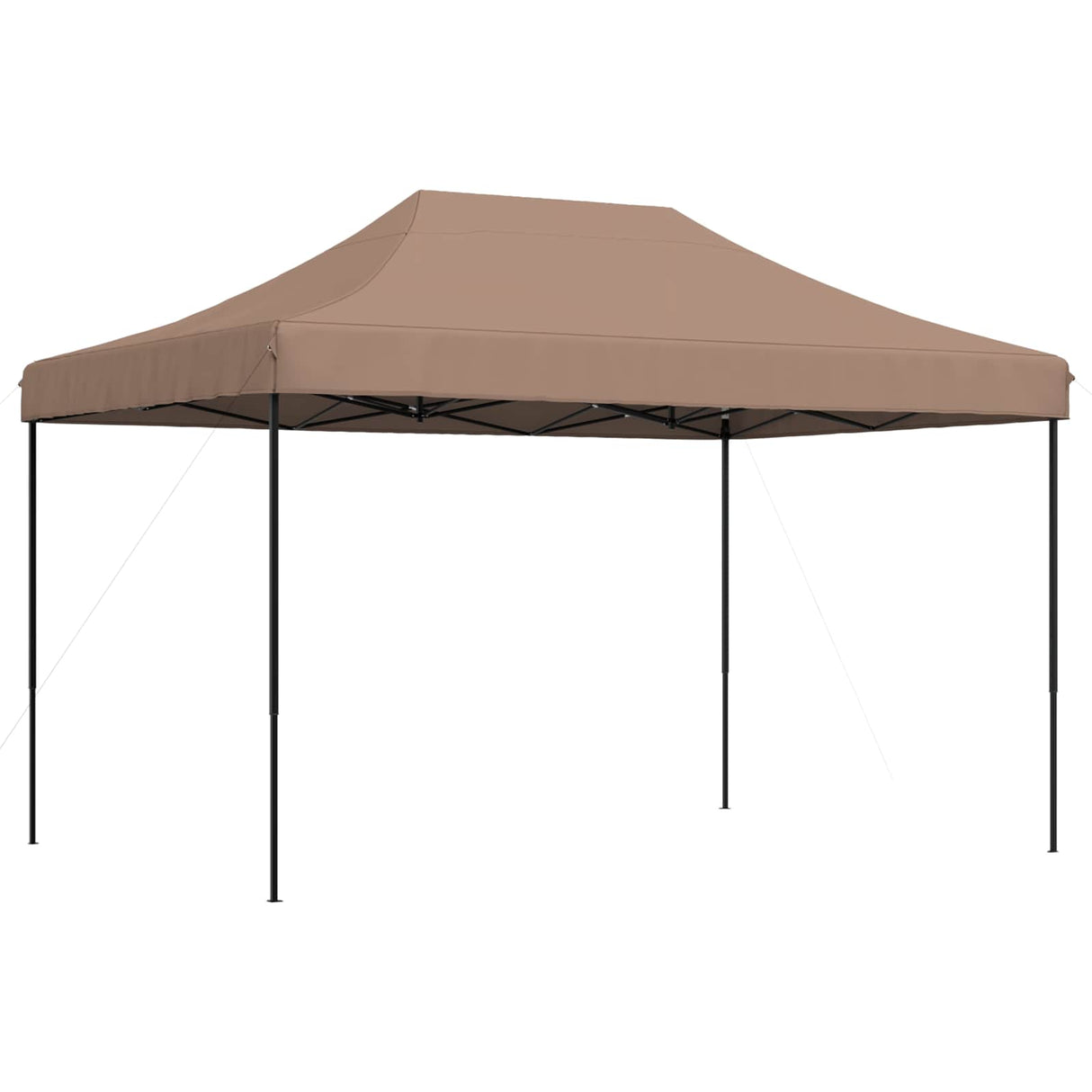 Party Tent Folding Brown 279 x 410 x 315 cm Oxford Fabric