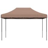 Party Tent Folding Brown 279 x 410 x 315 cm Oxford Fabric