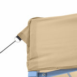 Party Tent Folding Beige 279 x 410 x 315 cm Oxford Fabric