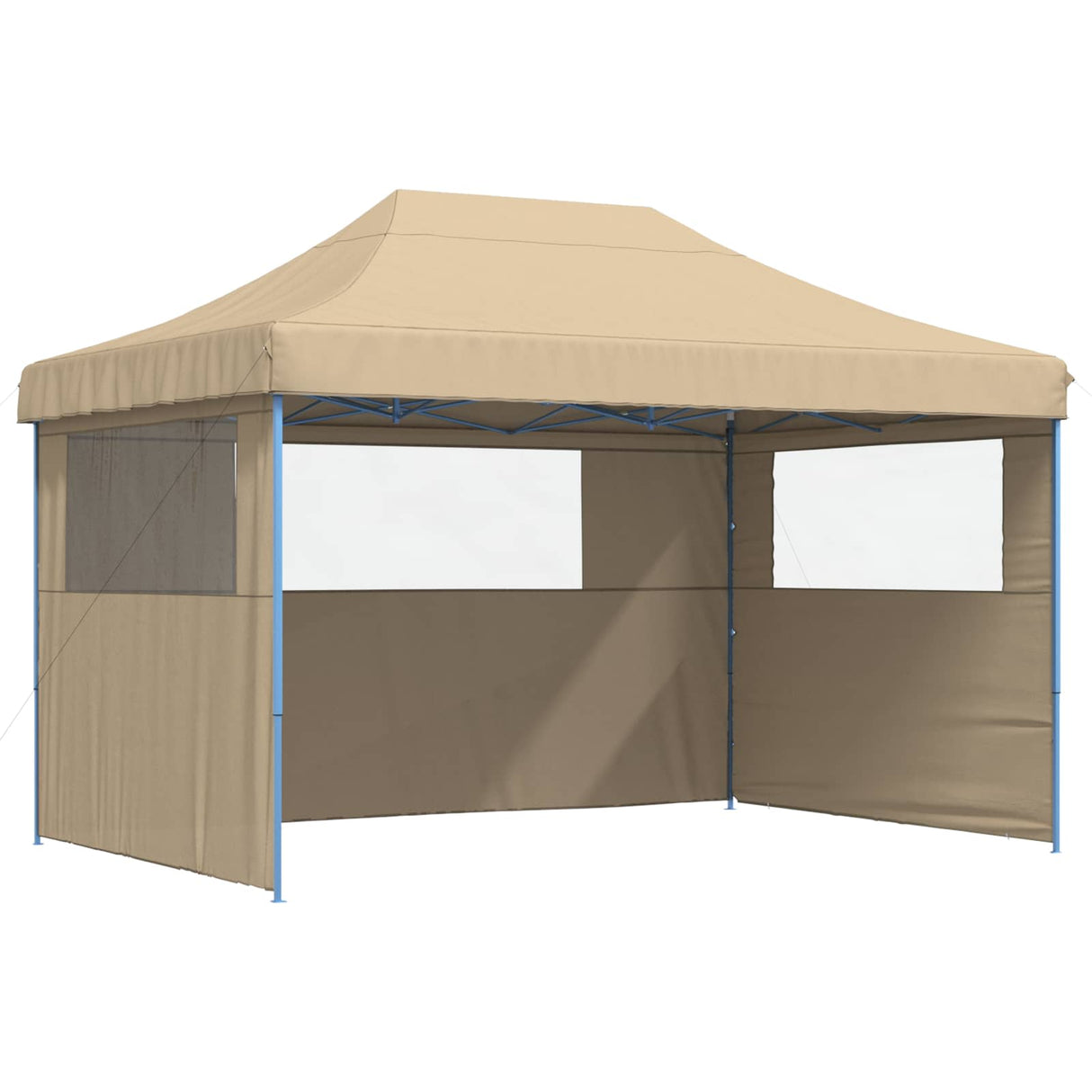 Party Tent Folding Beige 279 x 410 x 315 cm Oxford Fabric