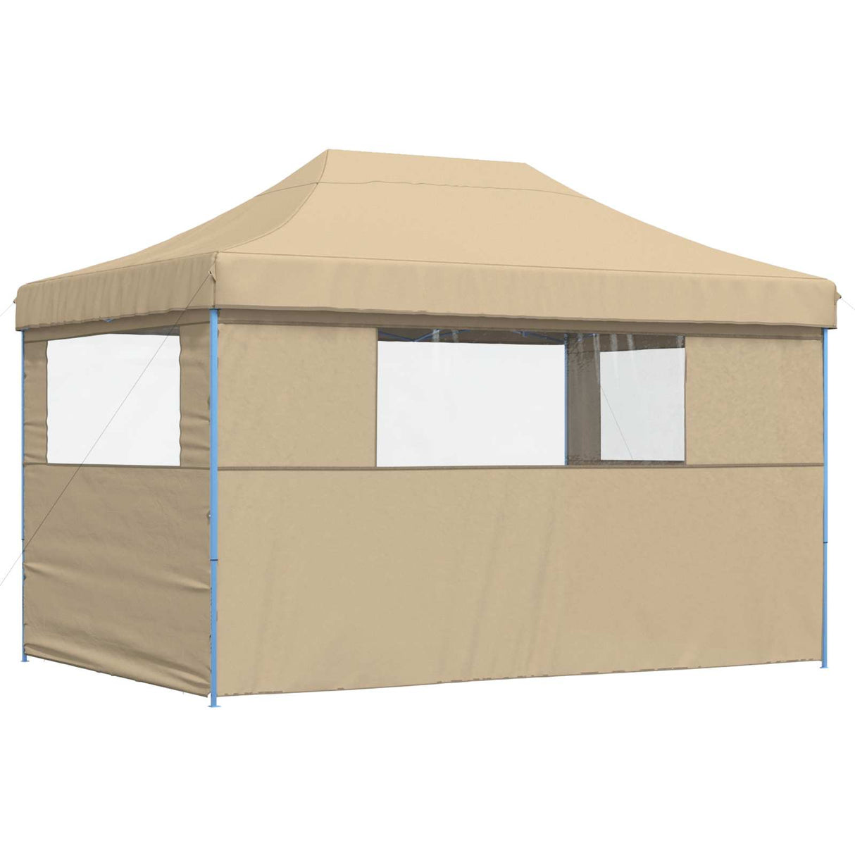 Party Tent Folding Beige 279 x 410 x 315 cm Oxford Fabric