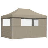 Party Tent Folding Taupe 279 x 410 x 315 cm Oxford Fabric