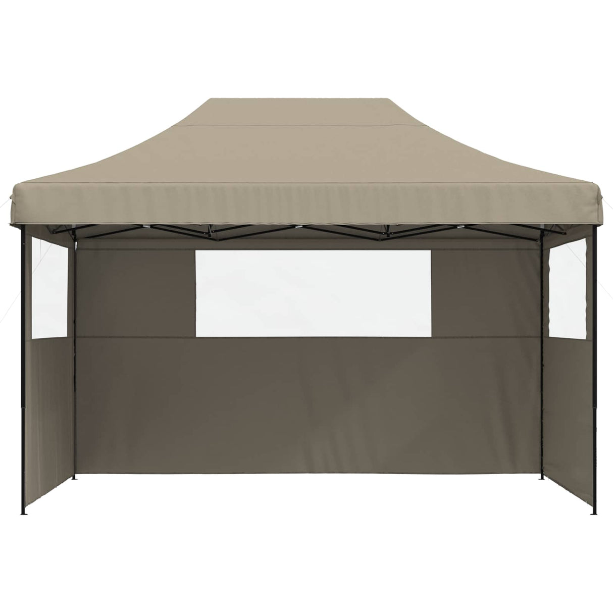 Party Tent Folding Taupe 279 x 410 x 315 cm Oxford Fabric