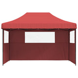 Party Tent Folding Burgundy 279 x 410 x 315 cm Oxford Fabric
