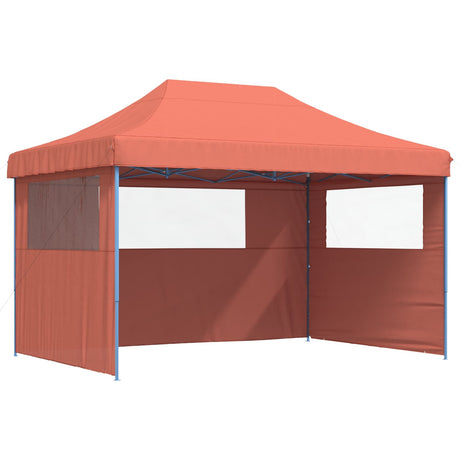 Party Tent Folding Terracotta 279 x 410 x 315 cm Oxford Fabric