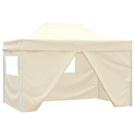 Party Tent Folding Cream 280 x410 x 315 cm Oxford Fabric