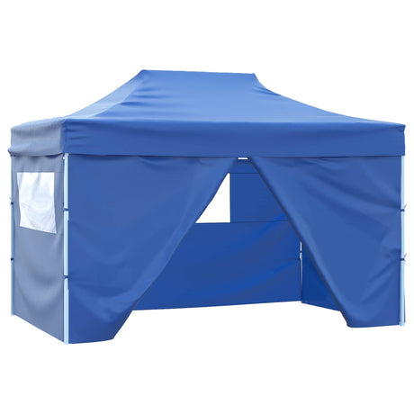 Party Tent Folding Blue 280 x410 x 315 cm Oxford Fabric