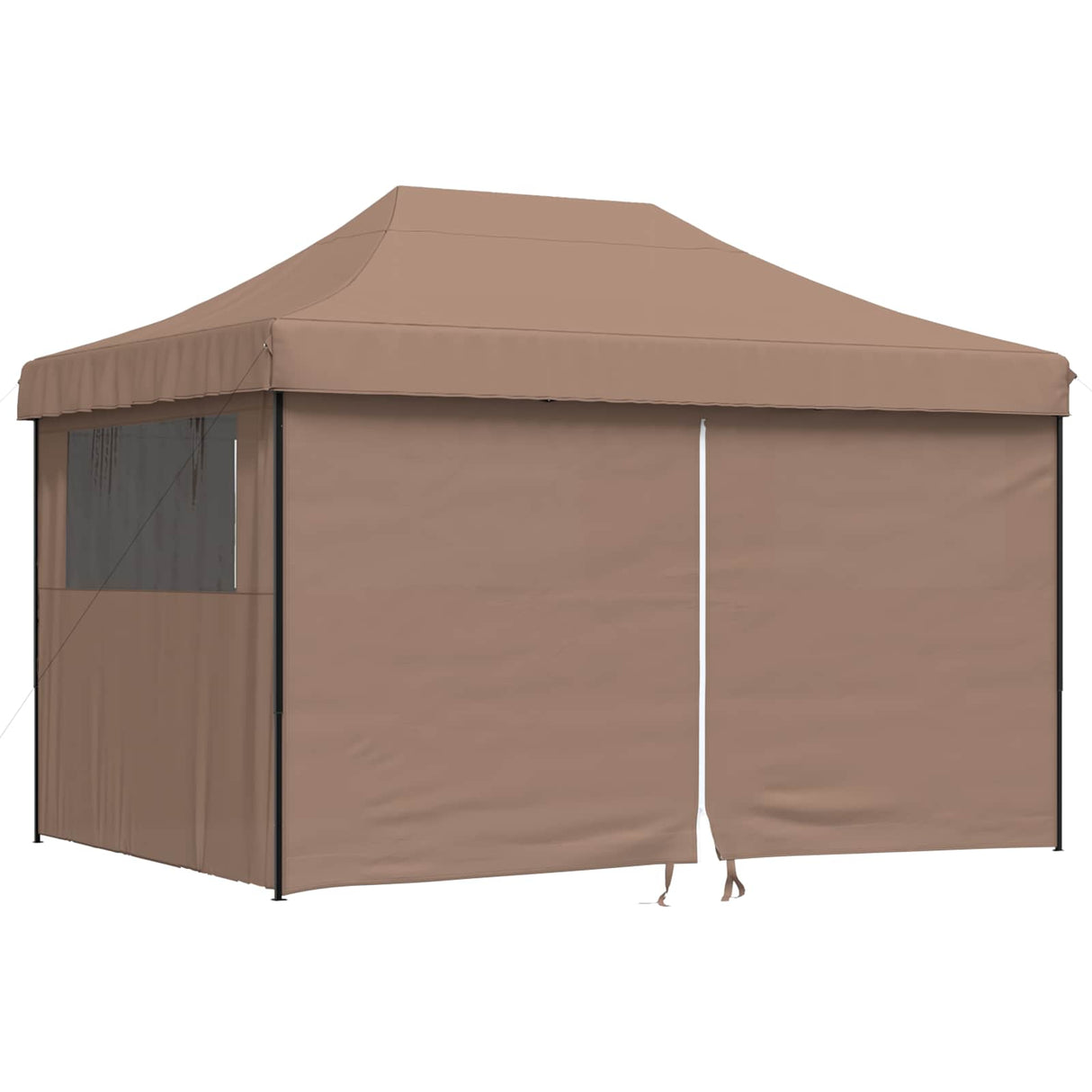 Party Tent Folding Brown 279 x 410 x 315 cm Oxford Fabric
