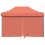 Party Tent Folding Terracotta 279 x 410 x 315 cm Oxford Fabric