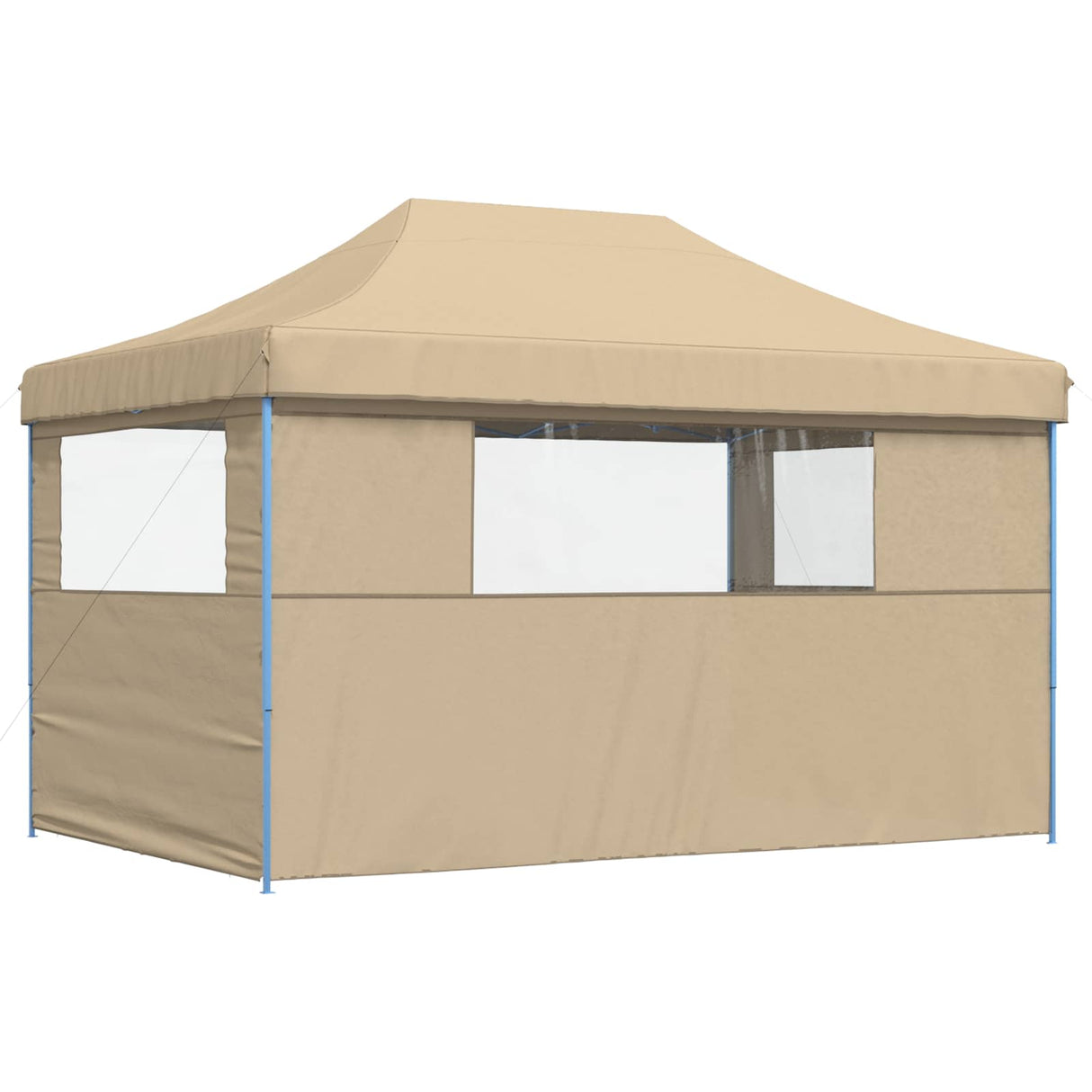 Party Tent Folding Beige 292 x 440 x 315 cm Oxford Fabric