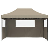 Party Tent Folding Taupe 292 x 440 x 315 cm Oxford Fabric