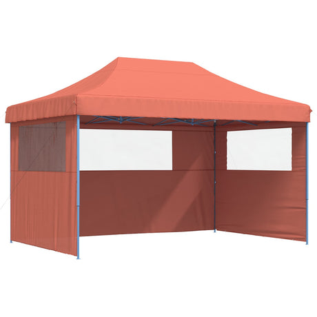 Party Tent Folding Terracotta 292 x 440 x 315 cm Oxford Fabric