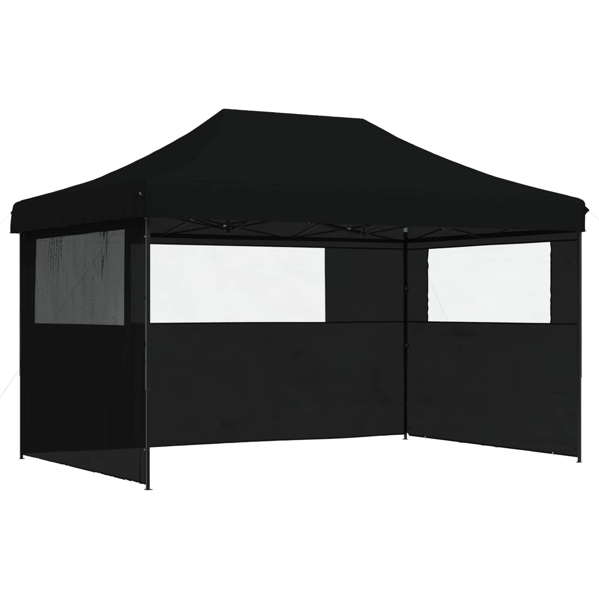Party Tent Folding Black 292 x 440 x 315 cm Oxford Fabric