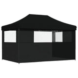 Party Tent Folding Black 292 x 440 x 315 cm Oxford Fabric