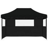 Party Tent Folding Black 292 x 440 x 315 cm Oxford Fabric