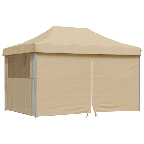 Party Tent Folding Beige 292 x 440 x 315 cm Oxford Fabric