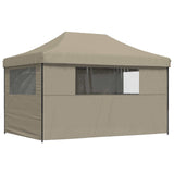 Party Tent Folding Taupe 292 x 440 x 315 cm Oxford Fabric