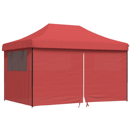 Party Tent Folding Burgundy 292 x 440 x 315 cm Oxford Fabric