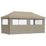 Party Tent Folding Taupe 292 x 580 x 315 cm Oxford Fabric