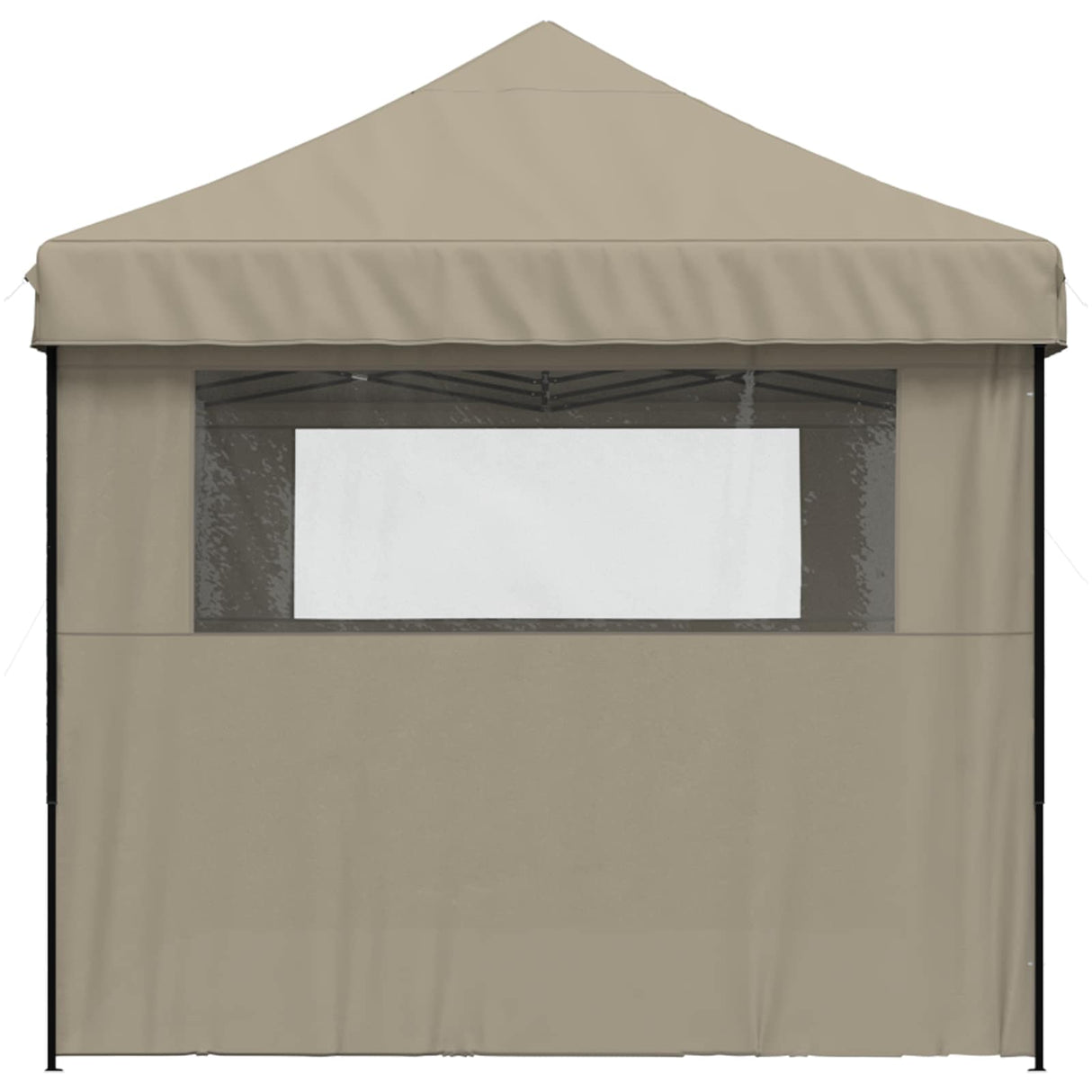 Party Tent Folding Taupe 292 x 580 x 315 cm Oxford Fabric
