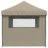 Party Tent Folding Taupe 292 x 580 x 315 cm Oxford Fabric
