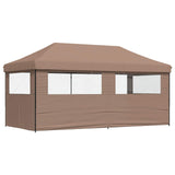 Party Tent Folding Brown 292 x 580 x 315 cm Oxford Fabric