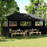 Party Tent Folding Black 292 x 580 x 315 cm Oxford Fabric