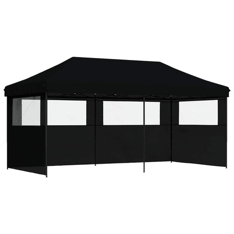 Party Tent Folding Black 292 x 580 x 315 cm Oxford Fabric