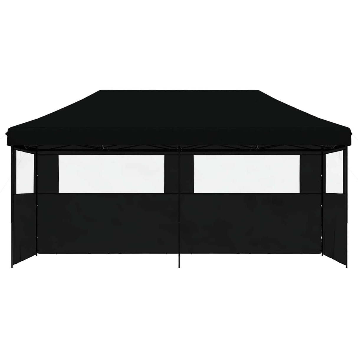 Party Tent Folding Black 292 x 580 x 315 cm Oxford Fabric
