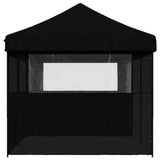Party Tent Folding Black 292 x 580 x 315 cm Oxford Fabric