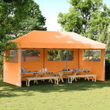 Party Tent Folding Orange 292 x 580 x 315 cm Oxford Fabric