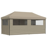 Party Tent Folding Taupe 292 x 580 x 315 cm Oxford Fabric