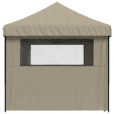 Party Tent Folding Taupe 292 x 580 x 315 cm Oxford Fabric
