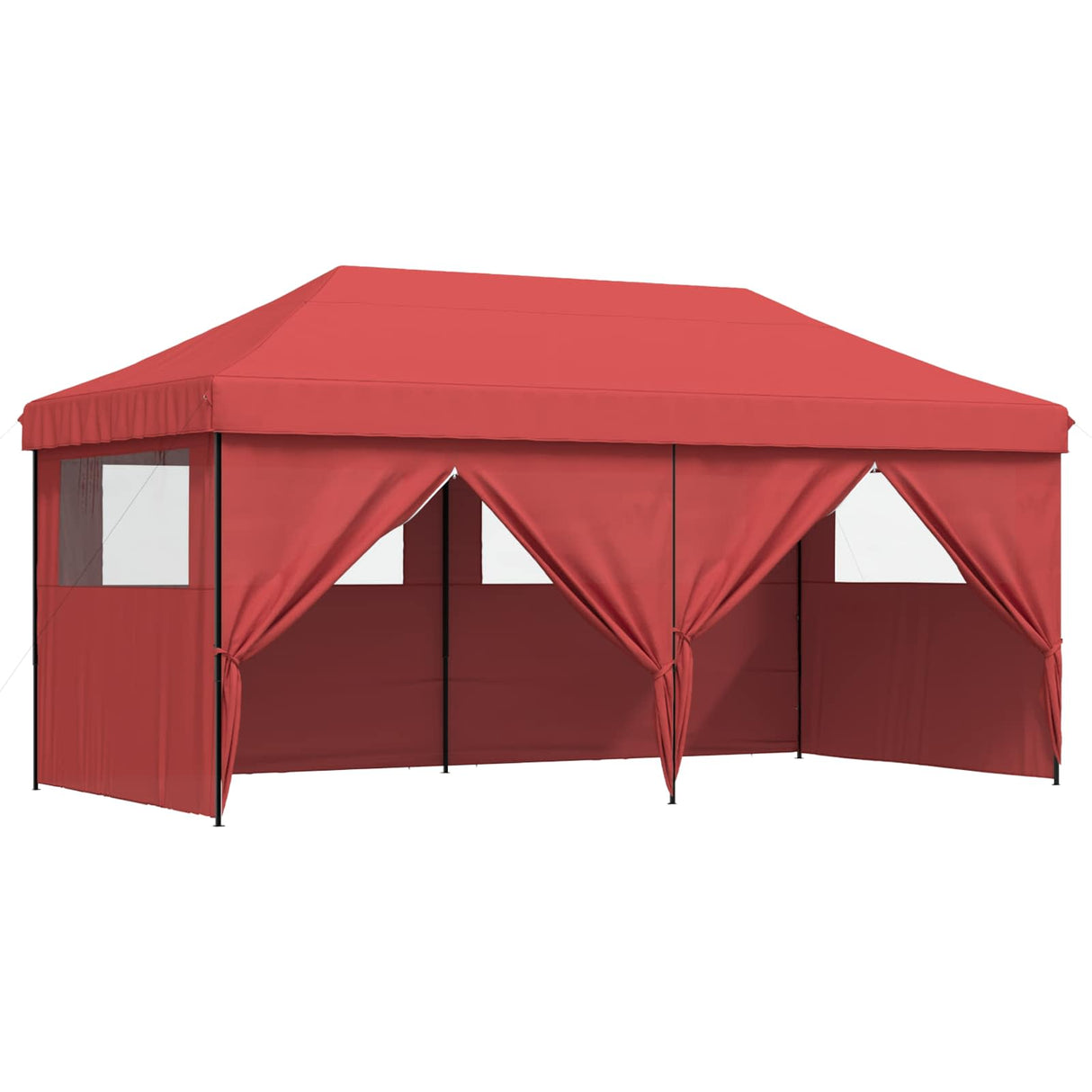 Party Tent Folding Burgundy 292 x 580 x 315 cm Oxford Fabric