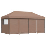 Party Tent Folding Brown 292 x 580 x 315 cm Oxford Fabric