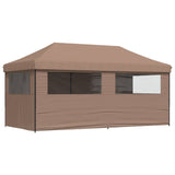 Party Tent Folding Brown 292 x 580 x 315 cm Oxford Fabric