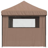 Party Tent Folding Brown 292 x 580 x 315 cm Oxford Fabric