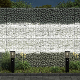 Garden Stones White 12 cm Glass