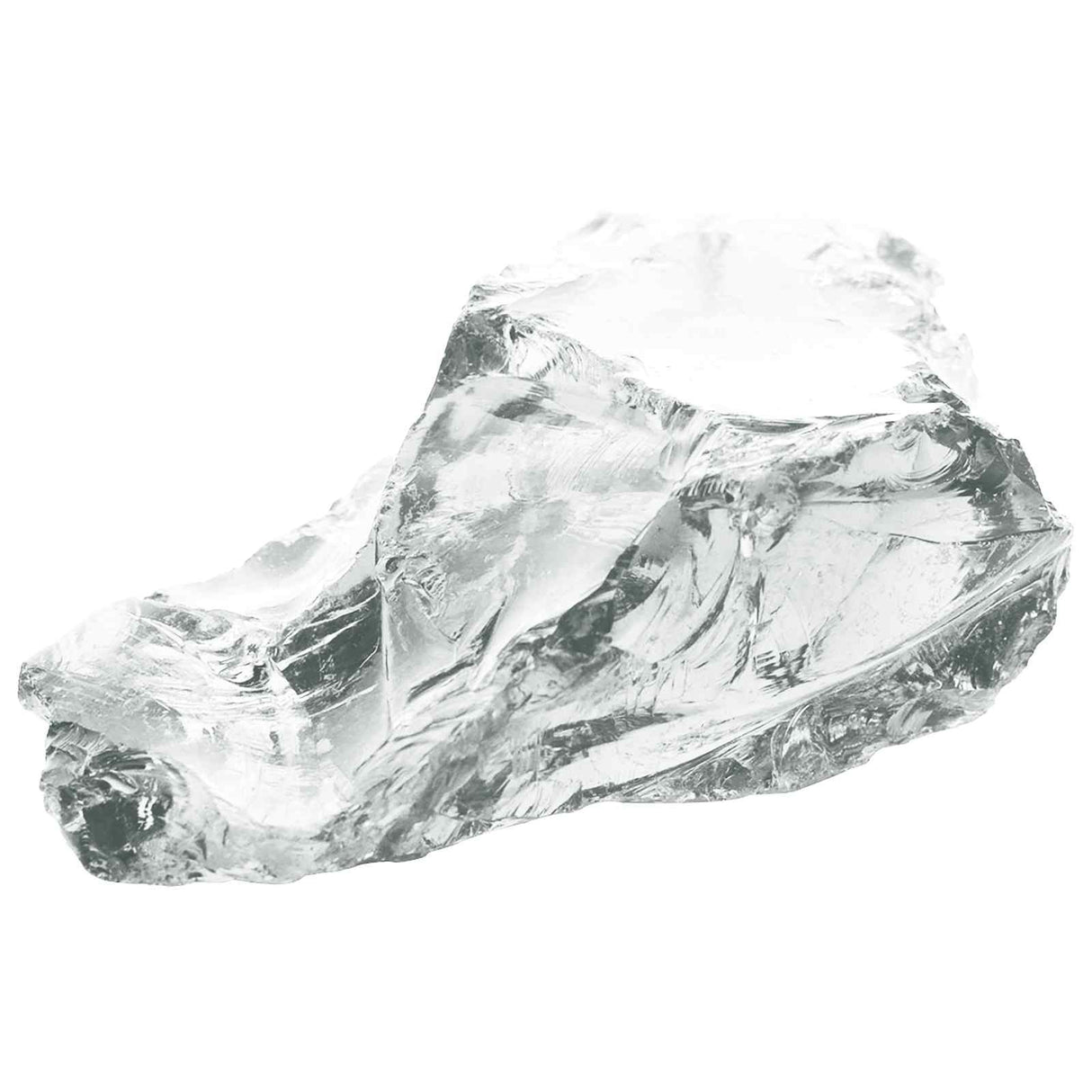 Garden Stones White 12 cm Glass