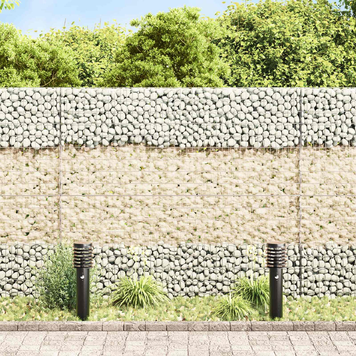 Garden Stones Gold 12 cm Glass