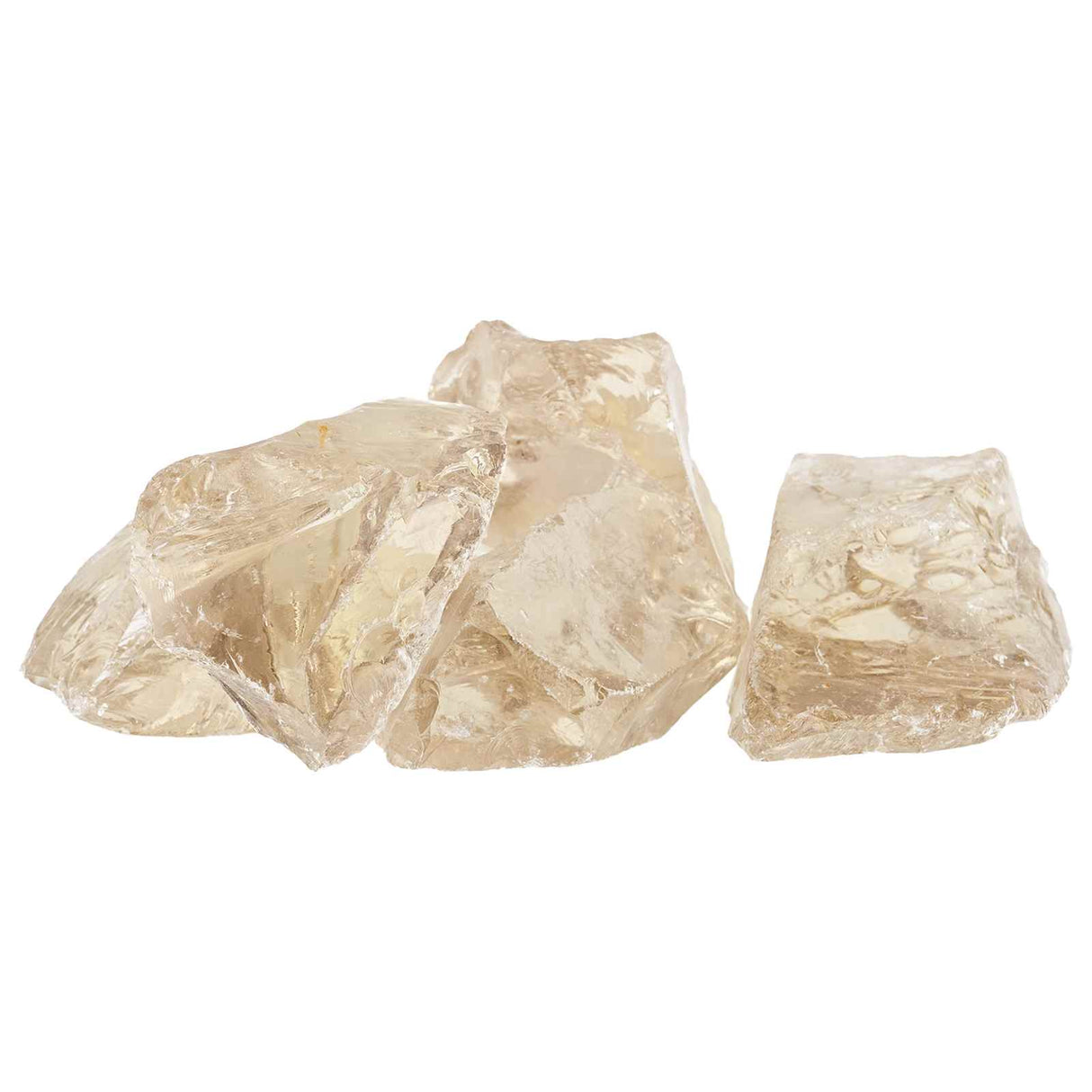 Garden Stones Gold 12 cm Glass