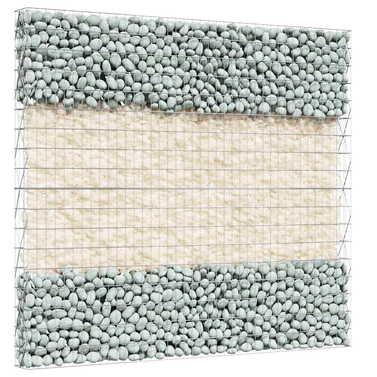 Garden Stones Gold 12 cm Glass