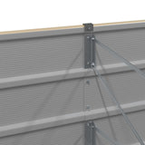 Planter Ivory 320 x 80 x 75 cm Steel