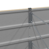 Planter Ivory 580 x 50 x 45 cm Galvanised Steel