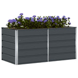 Planter Anthracite 160 x 80 x 75 cm Steel