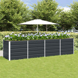 Planter Anthracite 240 x 80 x 75 cm Steel