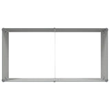 Planter Anthracite 195 x 100 x 45 cm Galvanised Steel