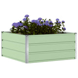 Planter Pastel Green 100 x 100 x 45 cm Steel