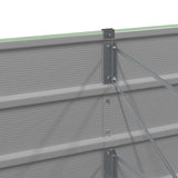 Planter Pastel Green 195 x 50 x 45 cm Galvanised Steel