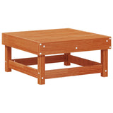 Sectional Sofa Units Solid Pine Wood Wax Brown